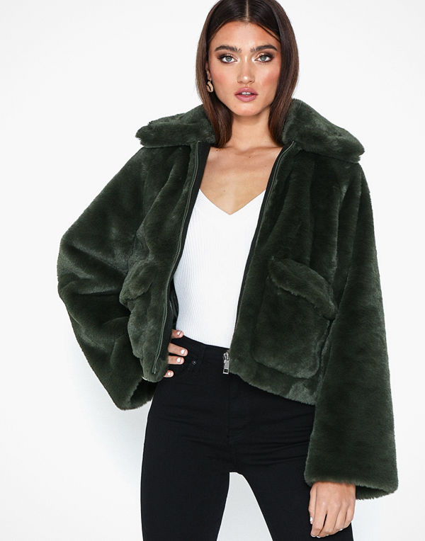 Selected Femme Slftrina Faux Fur Jacket