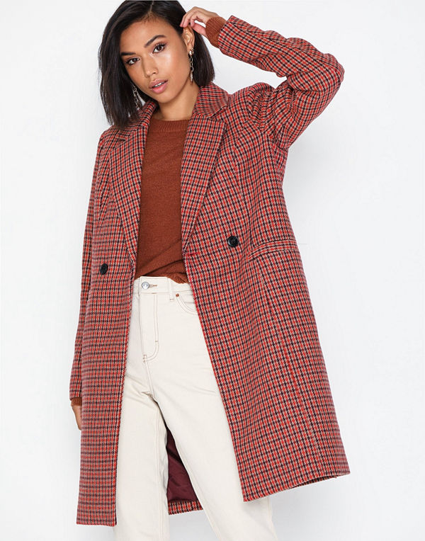 Vero Moda Vmcheck Rambla 3/4 Wool Jacket Boos