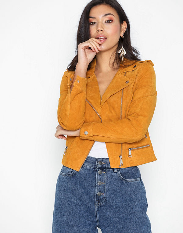 Vero Moda Vmroyce Short Suede Jacket Noos