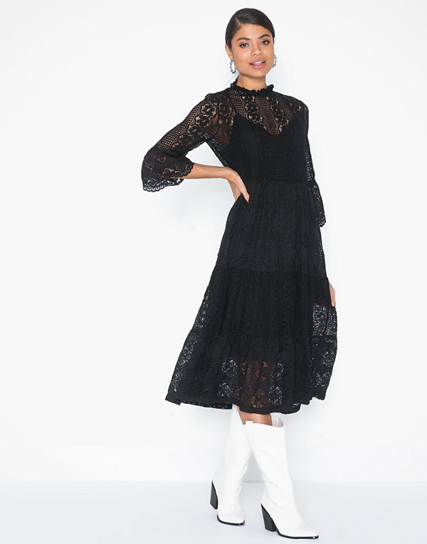 Vero Moda Vmmary 3/4 Calf Lace Dress SB2