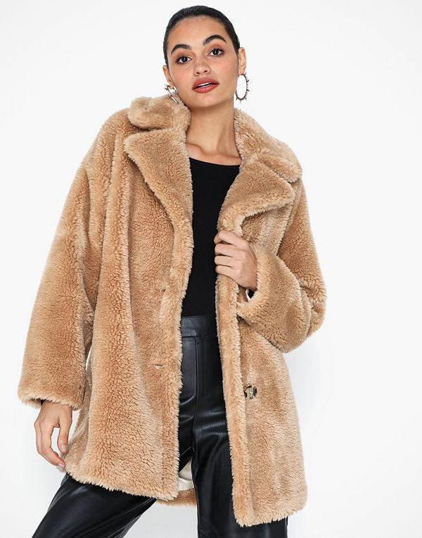 Topshop Soft Borg Coat