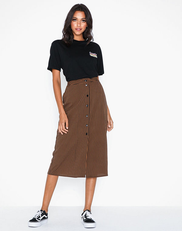 Pieces Pchenny Hw Midi Skirt