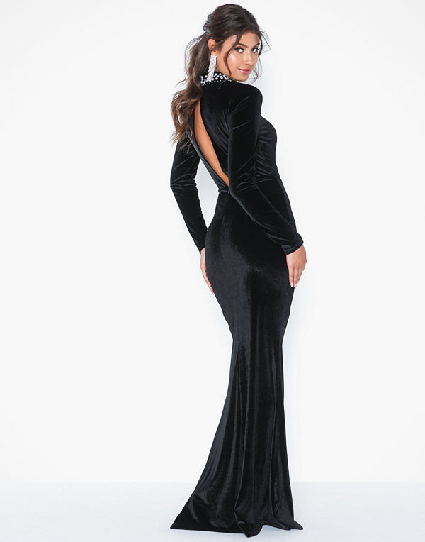 NLY Eve Beaded Velvet Gown
