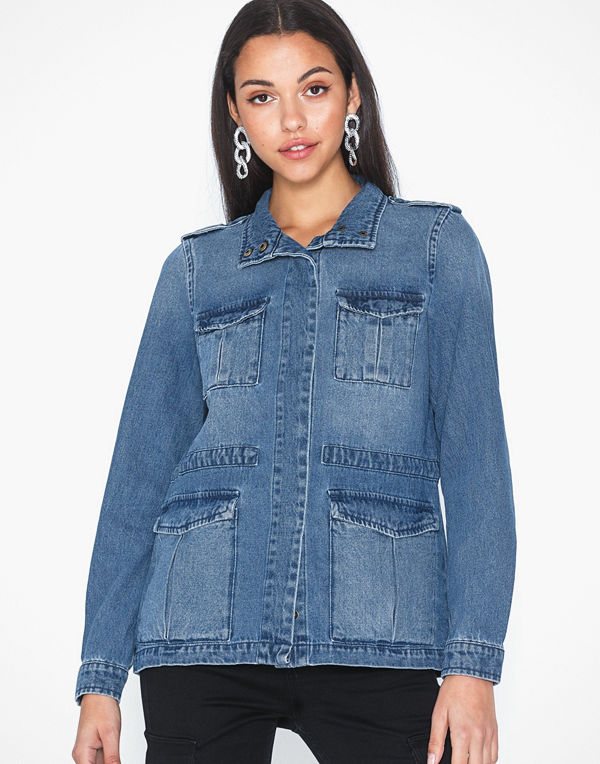 Vero Moda Vmlindy Ls Cargo Denim Jacket Jeansjackor online Vero Moda Vmlindy Ls Cargo Denim Jacket Jeansjackor online