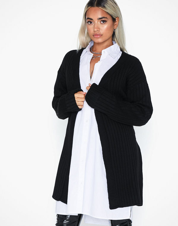 Missguided Extreme Rib Belted Cardigan