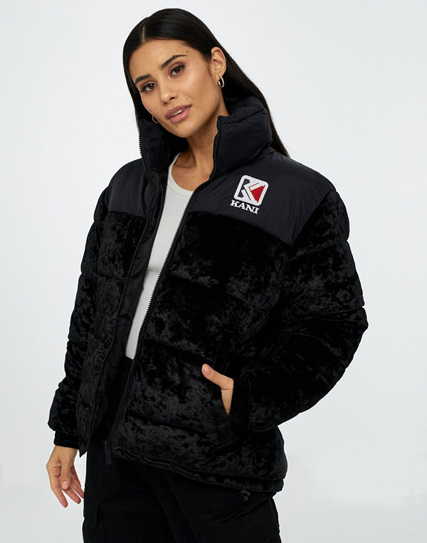 Karl Kani KK Retro Velvet Puffer Jacket
