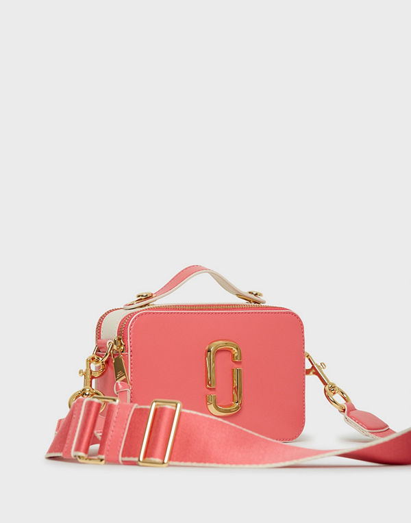 The Marc Jacobs rosa axelväska Large Snapshot
