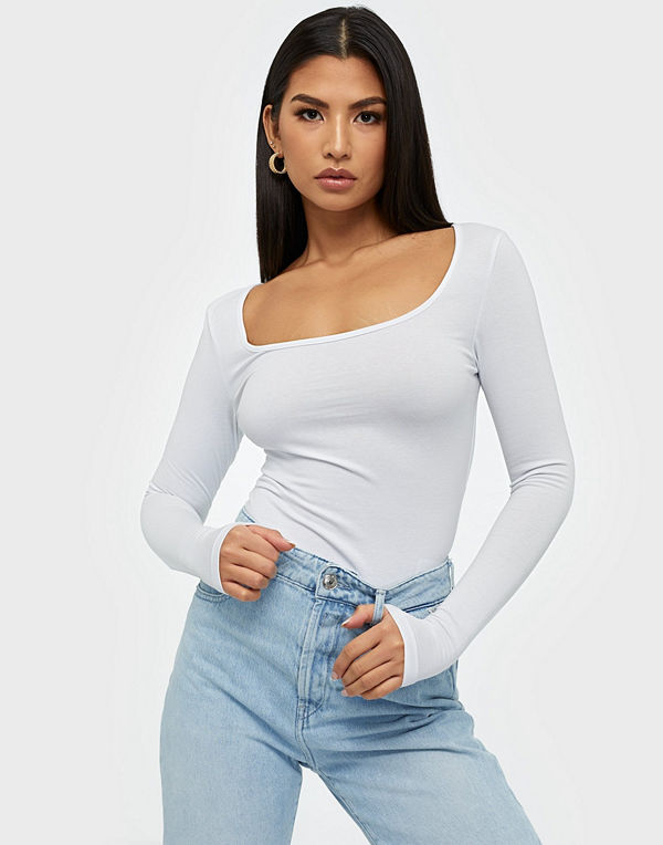 Vero Moda Vmmaxi My Ls Soft Short U-Neck Ga