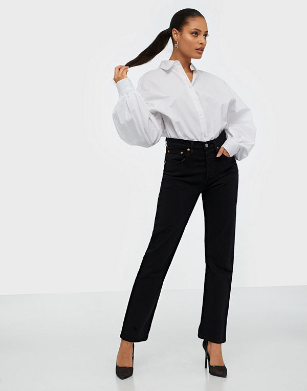 Levi's 501 CROP BLACK SPROUT