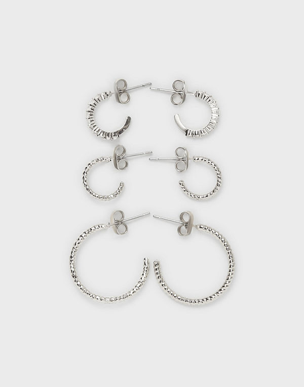 Pieces örhängen Pcdiona Hoop Earrings 3-Pack D2D