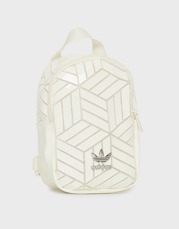 Adidas Originals vit mönstrad ryggsäck Bp Mini 3D