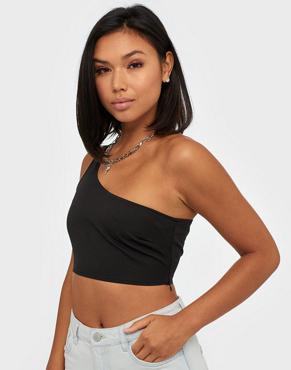 Missguided One Shoulder Crop Top