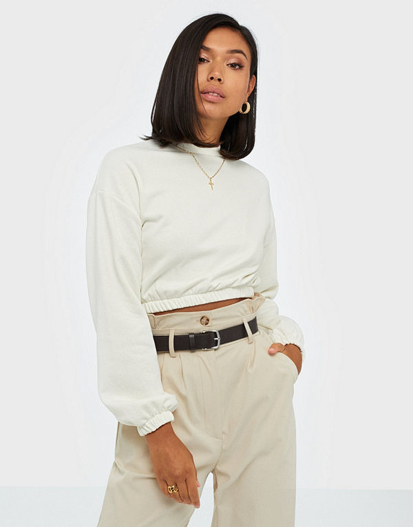 NLY Trend Puff Crop Sweat