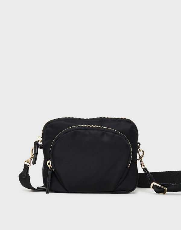 Filippa K svart axelväska Mini Nylon Bag