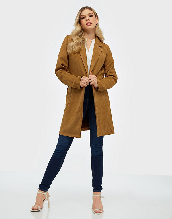 Only Onlchiara-Alina Faux Suede Coatigan