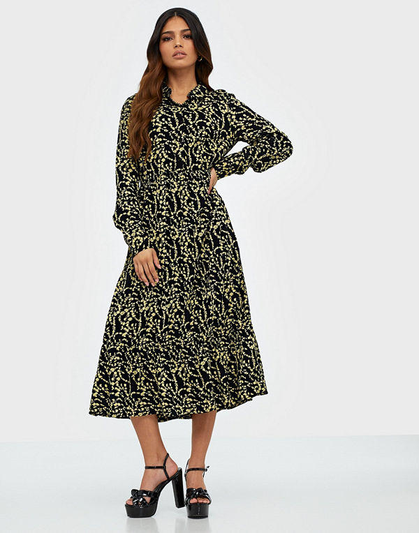 Pcnadin Ls Midi Dress Pcnadin Ls Midi Dress