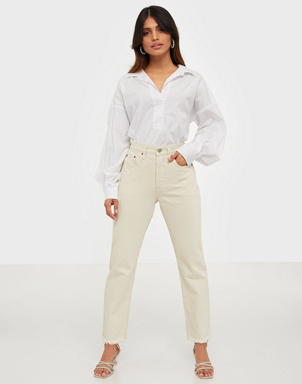 Levi's 501 Crop Neutral Ground