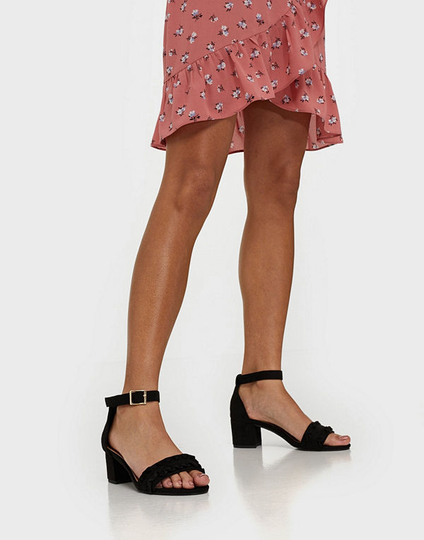 Duffy Frill Block Heel
