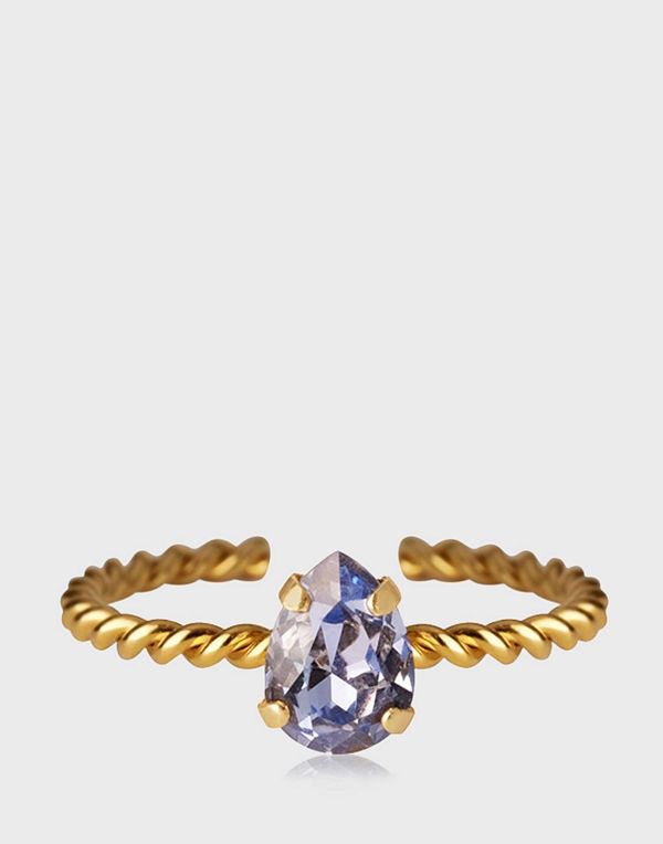 Caroline Svedbom Niki Ring Gold Lavender