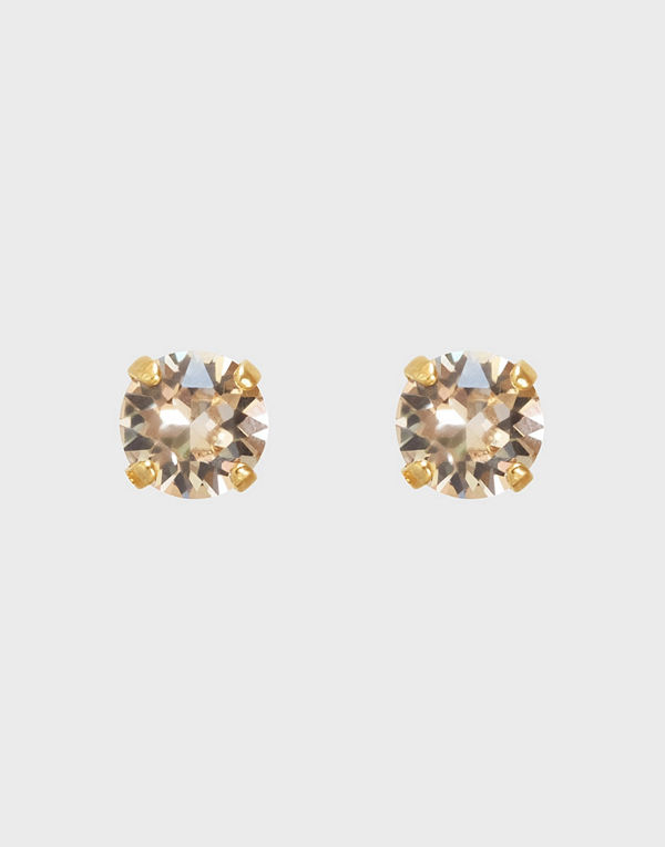 Caroline Svedbom svart smycke CLASSIC STUD EARRING GOLD