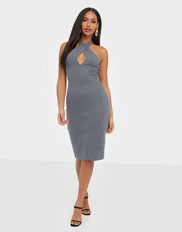 NLY Trend Wrap Neckline Dress