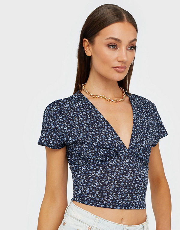Only Onlpella S/S Aop Top Jrs