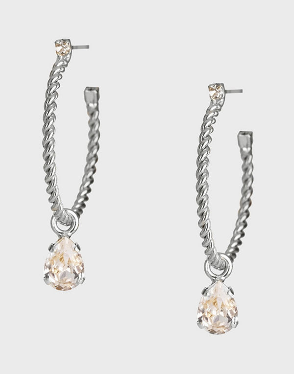 Caroline Svedbom örhängen Nani Earring Rhodium