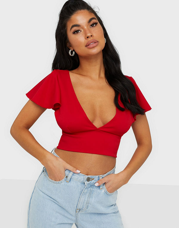 NLY One Frill Sleeve Top