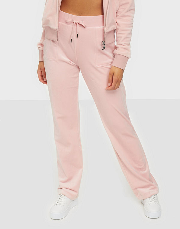 Juicy Couture persikofärgade byxor Del Ray Classic Velour Pant