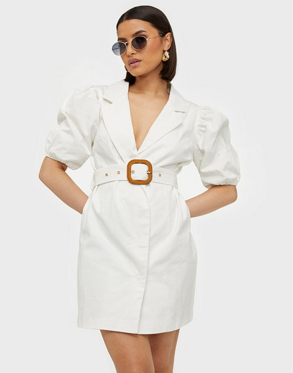 Rare London Wicker Belted Blazer Dress