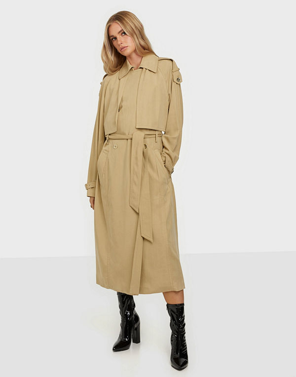MICHAEL Michael Kors Drapey Trench Coat