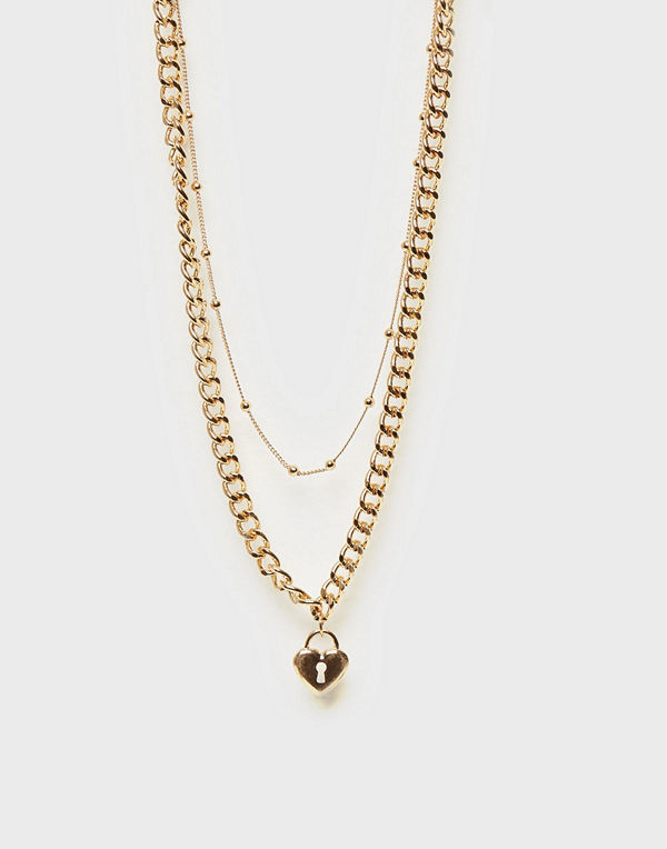 NLY Accessories halsband Padlock Choker