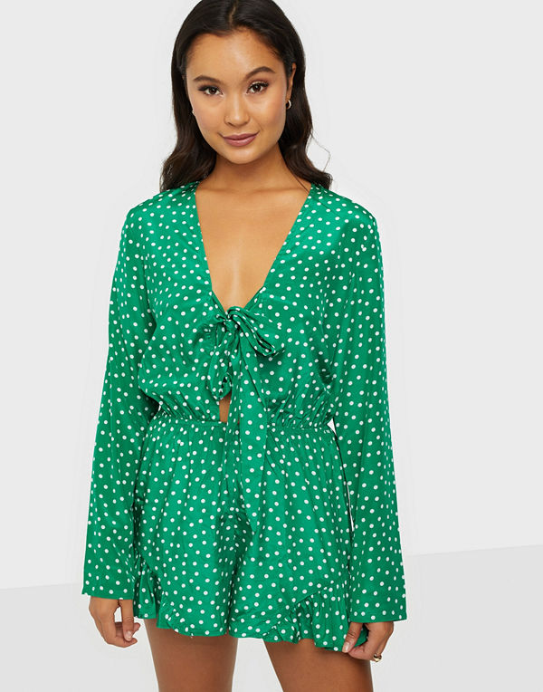 Glamorous Frill Knot Playsuit