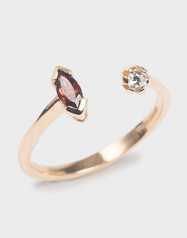 Cornelia Webb Warped Open Marquis Ring