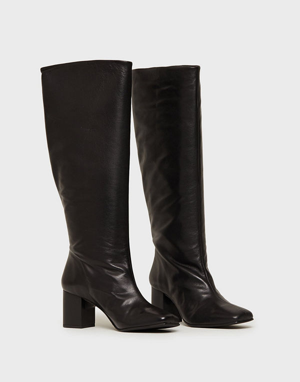 Selected Femme SLFZOEY HIGH SHAFTED LEATHER BOOT B