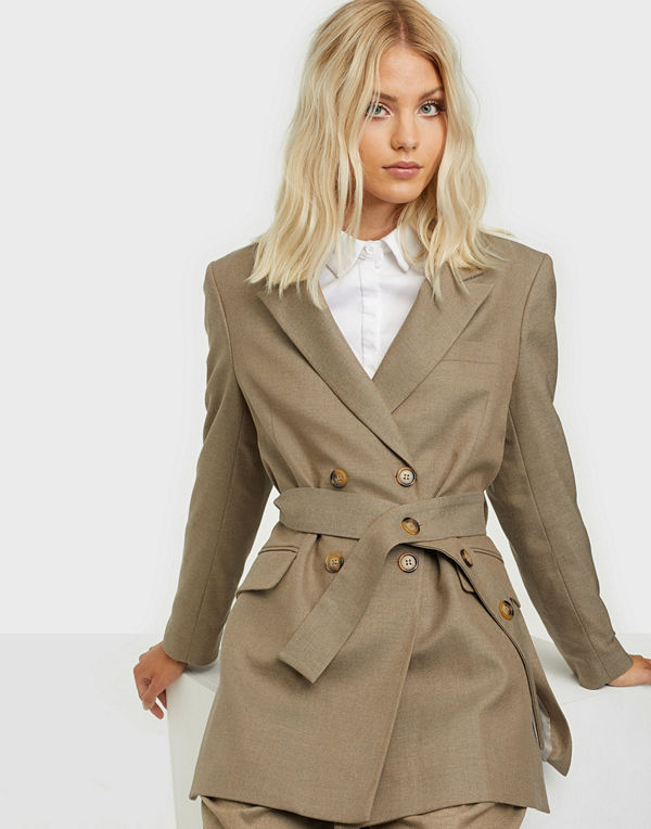 Selected Femme SLFFRAN-PONGO RELAXED BLAZER B