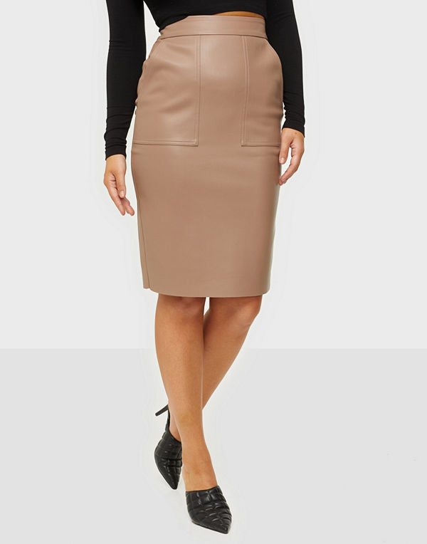 NLY Trend Pu Cargo Skirt