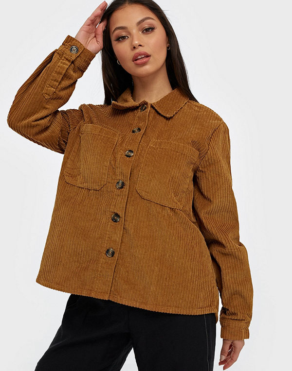 Pieces PCHALI LS CORDUROY JACKET-BI D2D BC