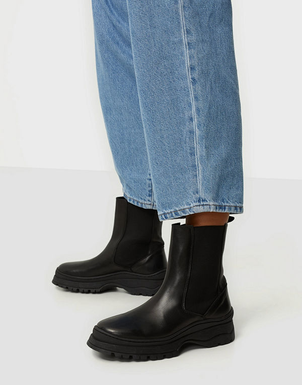 Pieces PSSELIONE LEATHER BOOT