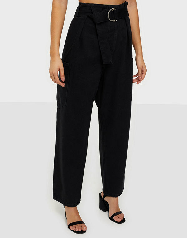Selected Femme SLFDORA HW BLACK JEAN W