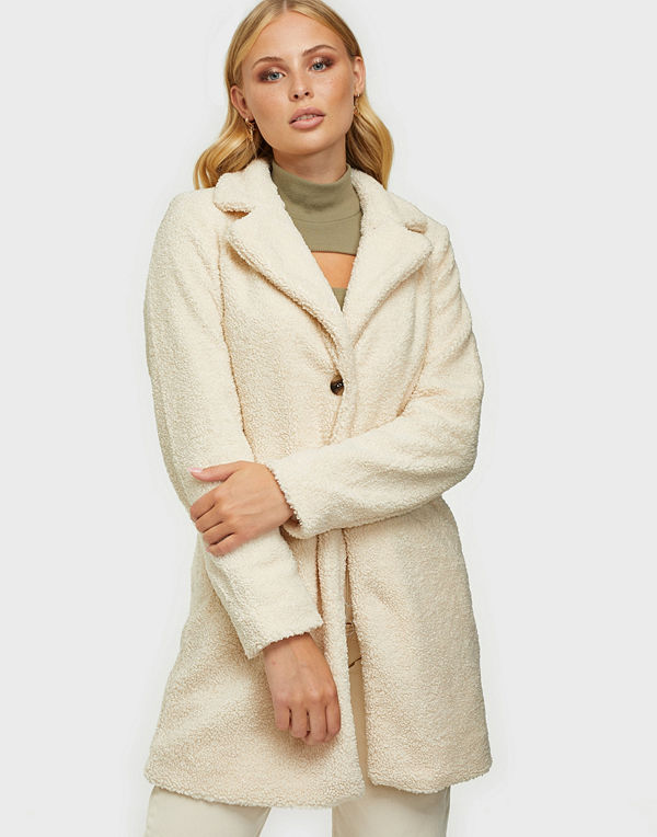 Vila VILIOSI TEDDY COAT/SU - NOOS
