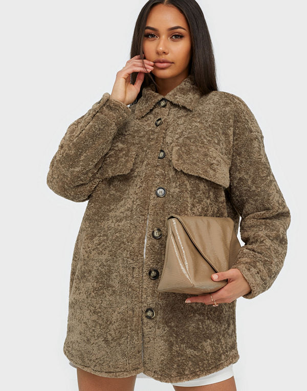 co’couture Fur Crop Jacket