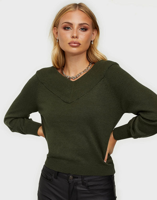 Jacqueline de Yong JDYSHANON L/S OFF SHOULDER PULL KNT