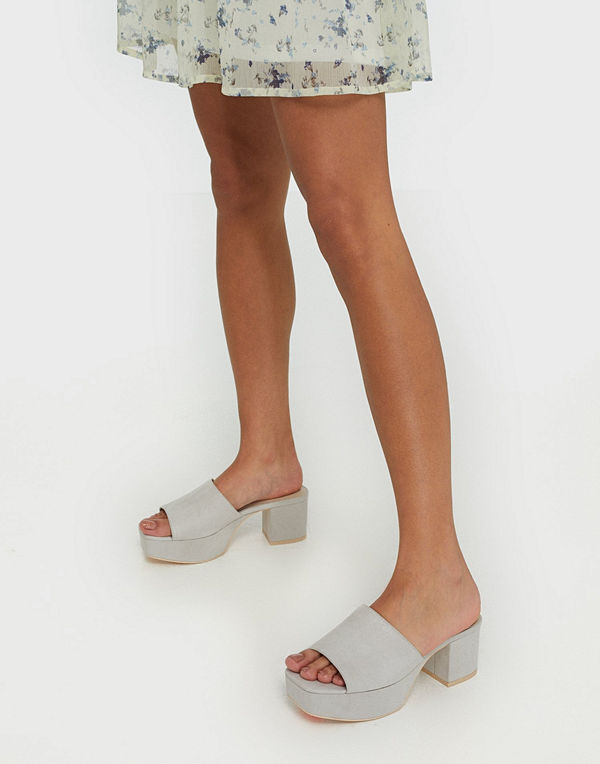 NLY Shoes Low Platform Mule