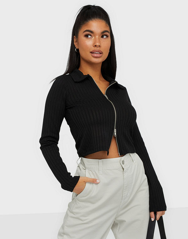 NLY Trend Double Zip Top