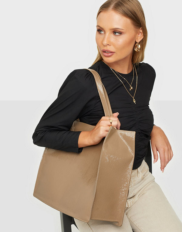 NLY Accessories beige väska All Day Shopper Bag