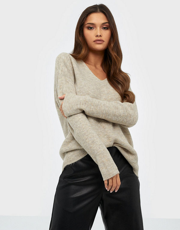 Vero Moda VMCREWLEFILE LS V-NECK BLOUSE NOOS