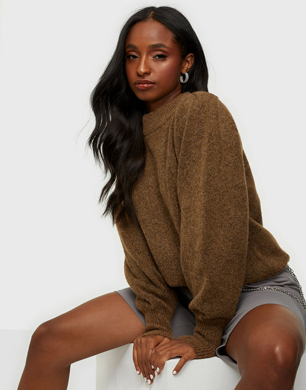 Selected Femme SLFSTAR LS BLOCK KNIT X-MAS O-NECK