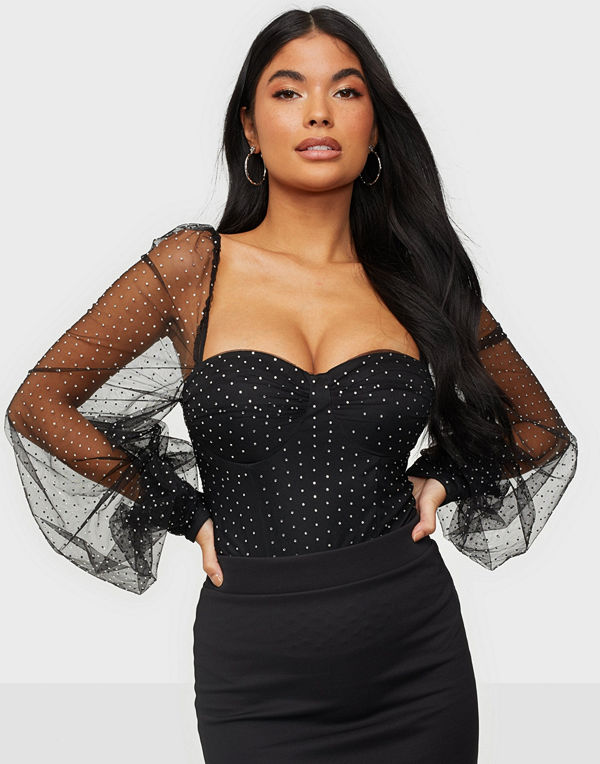 Rare London Diamante Statement Body