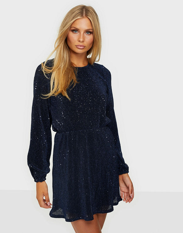 NLY Trend Balloon Sleeve Sequin Dress